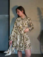 Robe courte verte