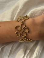 bracelets à gros trefles 