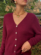 Pull bordeaux